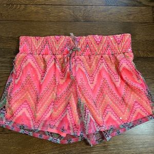 Girls Sparkly Shorts - Size Medium (8)